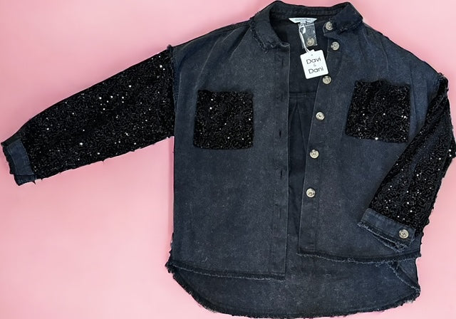 Sequin Button up